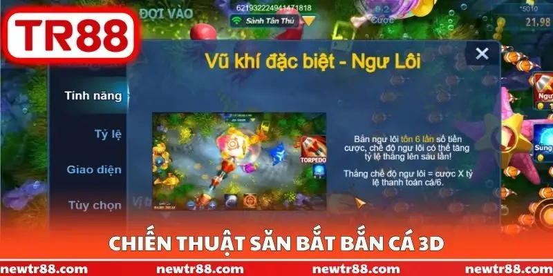 Chiến thuật săn bắt bắn cá 3D